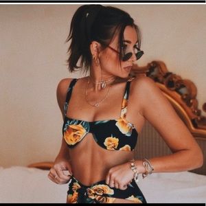 Weworewhat x onia - Sorrento top, Sardinia bottom bikini, XS